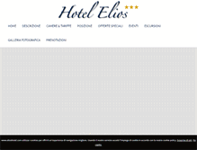 Tablet Screenshot of elioshotel.com